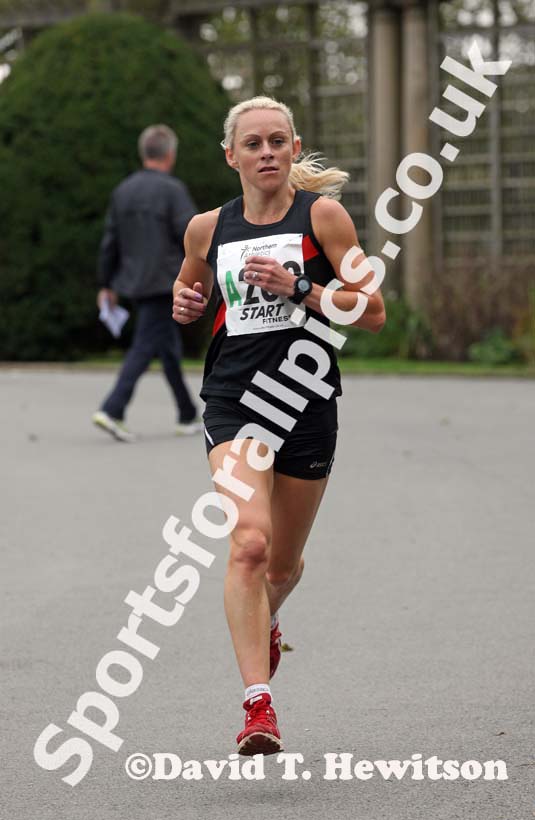 Jennifer Meadows (Wigan and District AC) ifinished in second place on the first leg of the Northern Womens 4 Stage Road Relay.